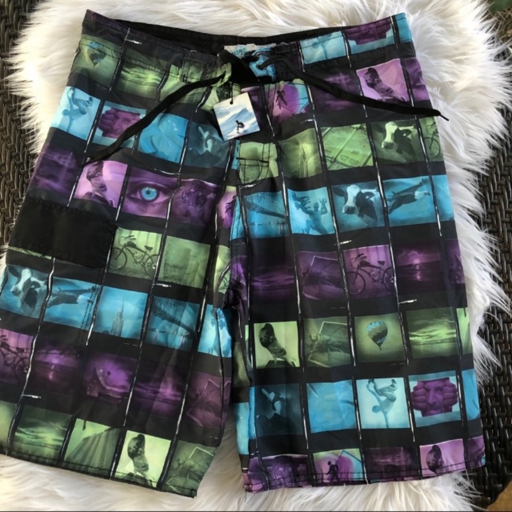 NWT Banana Splits Board Shorts